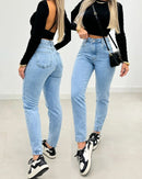 Kit 2 Calças Jeans Pantalona , Mon e Flare