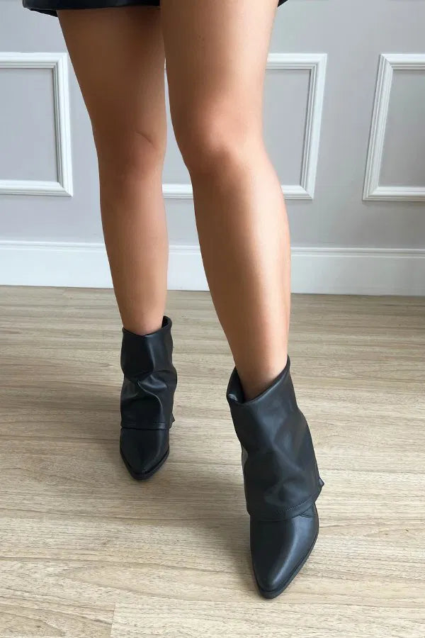 Bota Lapela Lizzy Preto