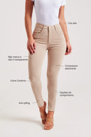 Kit com 2 Calças Jeans Modeladoras que Afinam e Valorizam o Corpo