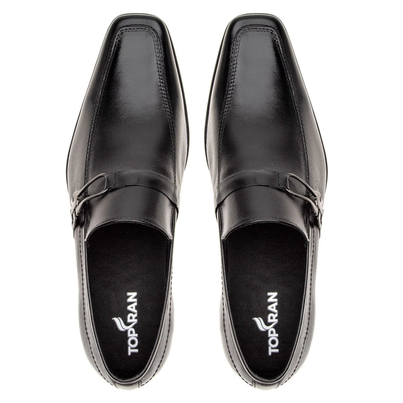 Sapato Social Vanguarda Preto com Fivela - 4603