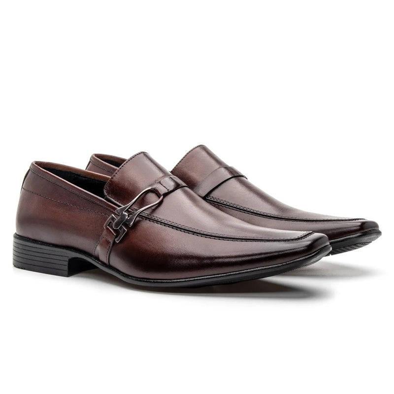 Sapato Social Vanguarda Tabaco com Fivela - 4603
