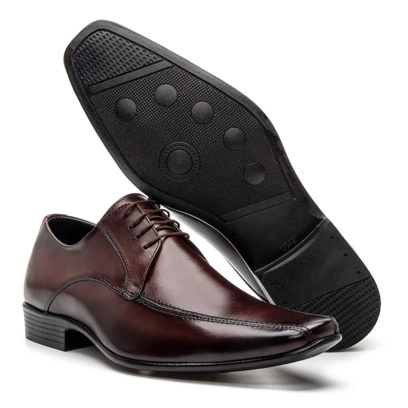 Sapato Social Sofisticado Vanguarda Tabaco - 4605
