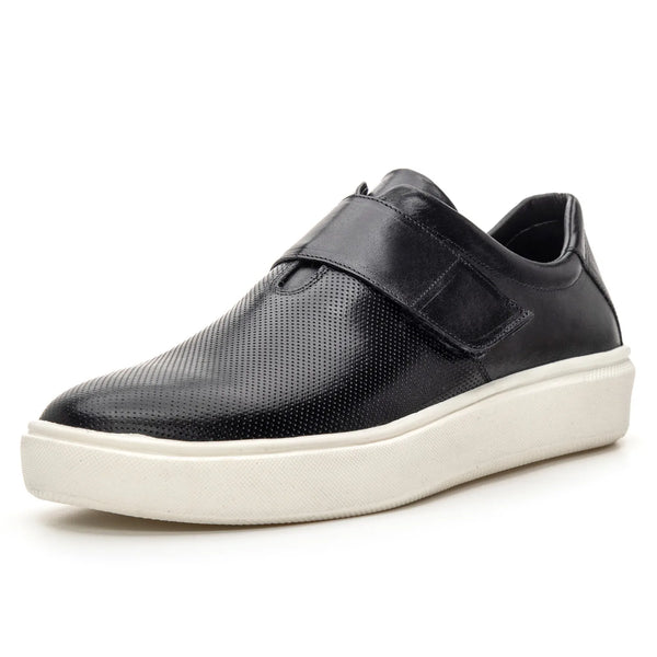 Tênis Casual com Velcro Preto - 5002