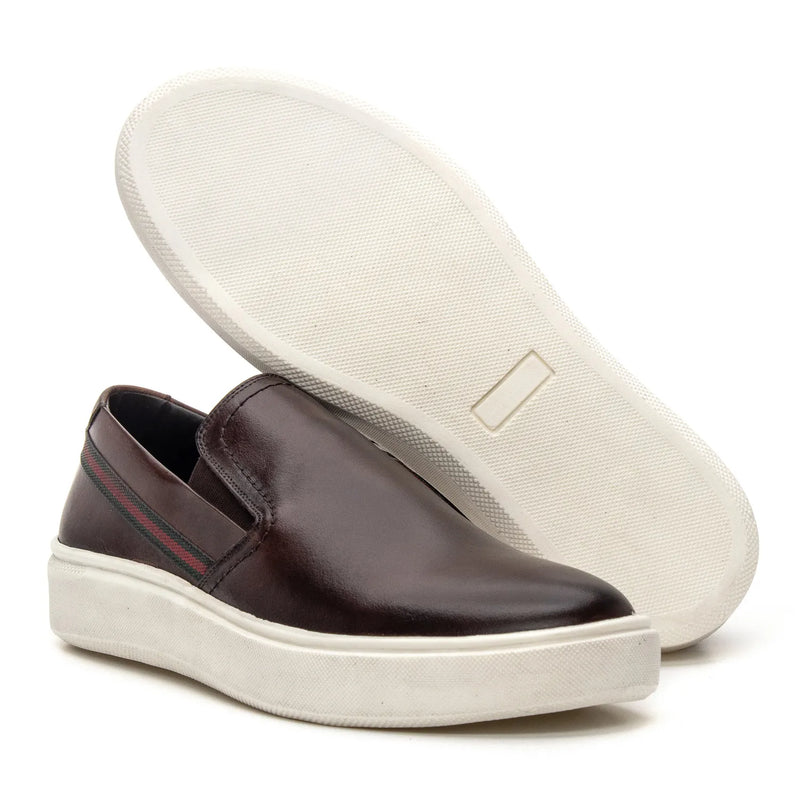 Tênis Slip On Tabaco - 5004