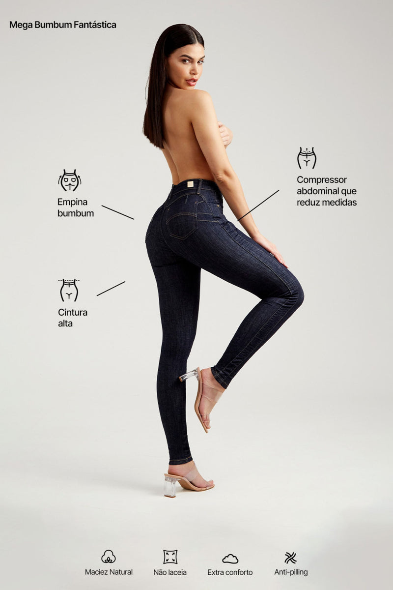 Kit com 2 Calças Jeans Modeladoras que Afinam e Valorizam o Corpo