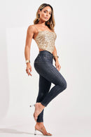 Kit com 2 Calças Jeans Modeladoras que Afinam e Valorizam o Corpo