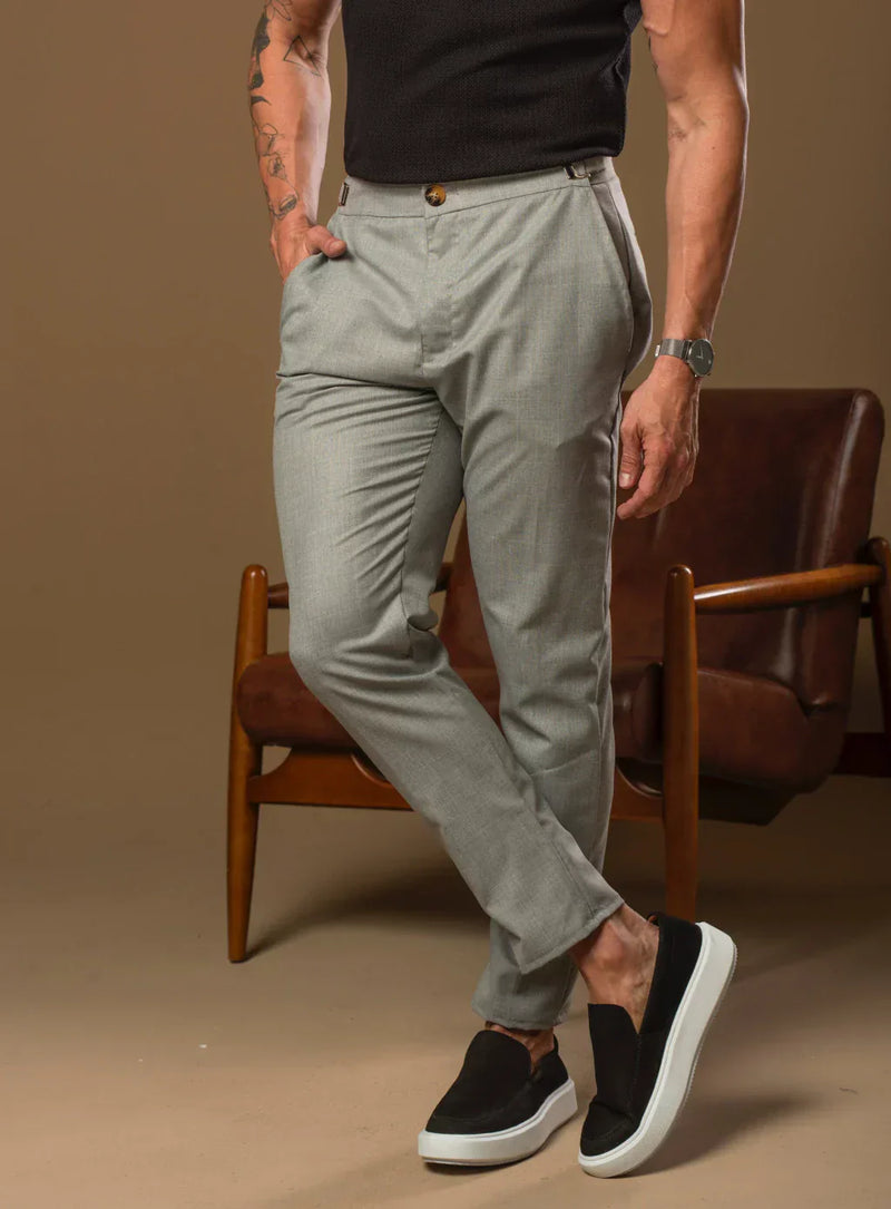 Calça Alfaiataria Masculina Mônaco com Ajuste – Kit com 3 Unidades