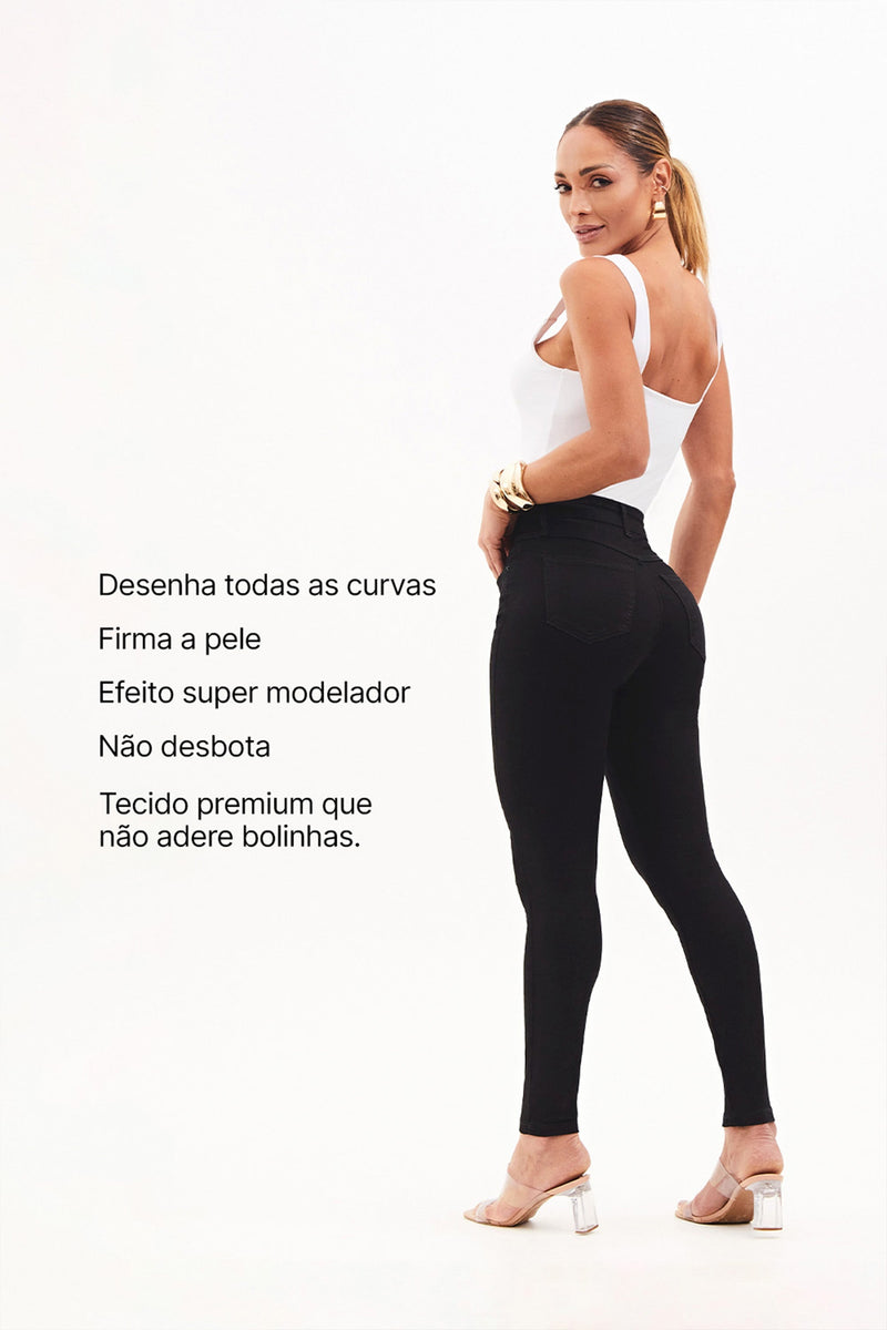 Kit com 2 Calças Jeans Modeladoras que Afinam e Valorizam o Corpo