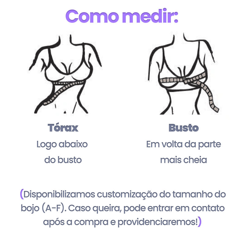 Sutiã Tomara que Caia Bela Cmfort - Sustentação Perfeita Sem Alças - [COMPRE 1 LEVE 2]